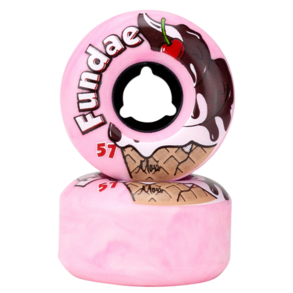 Moxi Fundae Wheels (4-pack)  Bubble Gum Pink