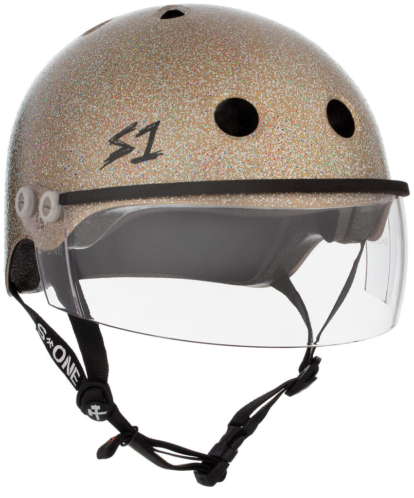 S-One Lifer Helmet With Visor GLITTER